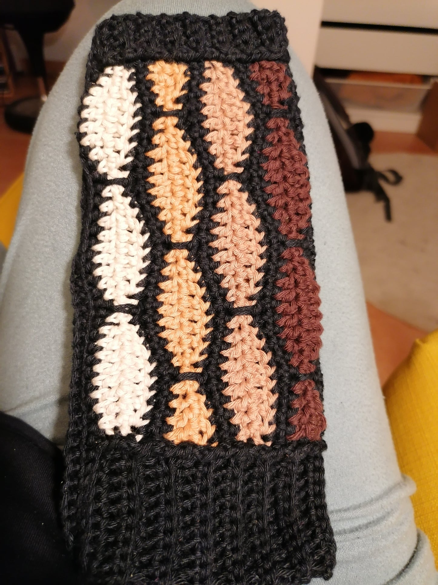 Stained Glass Fingerless Gloves