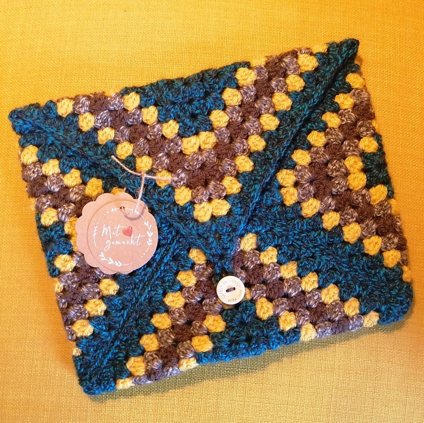 Tablettasche Sonnenblume - 20x25cm, versch. Farben