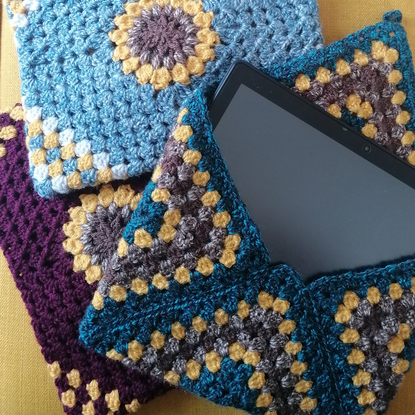 Tablettasche Sonnenblume - 20x25cm, versch. Farben