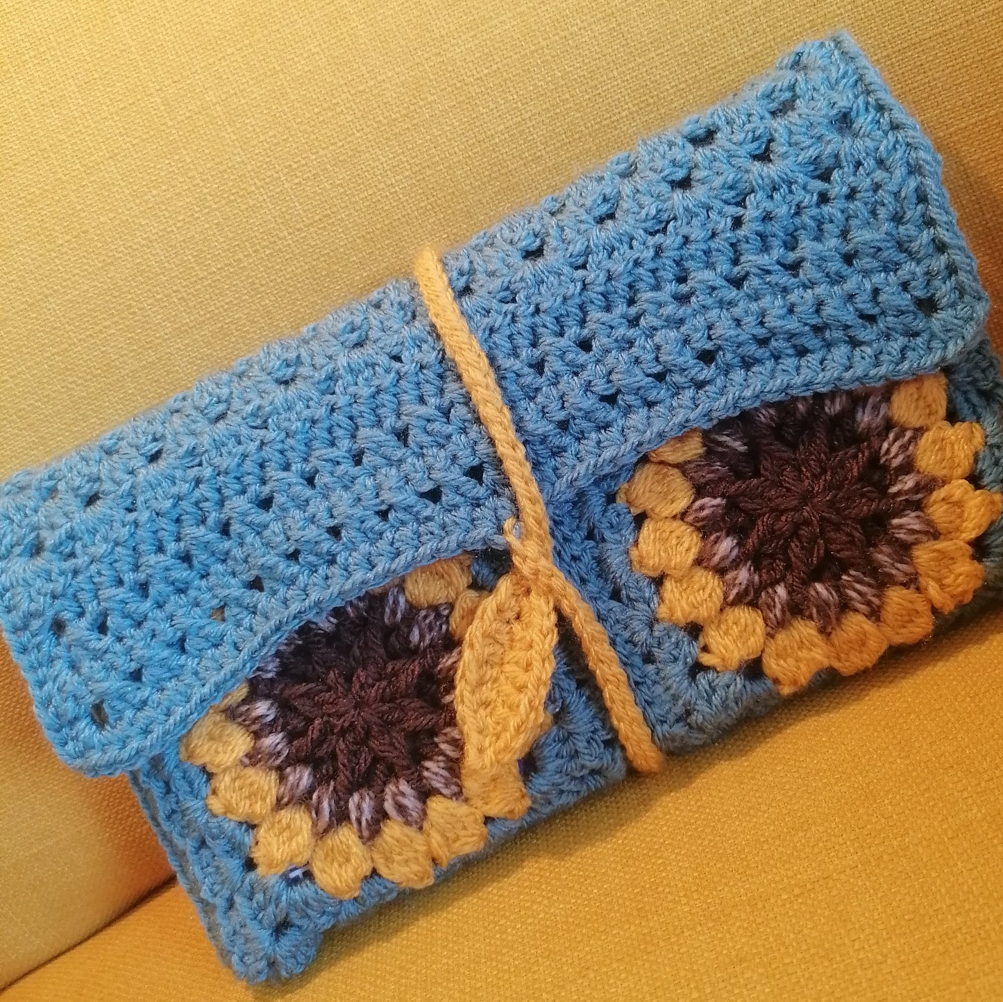 Buchtasche Blumen - ca. 14x24cm