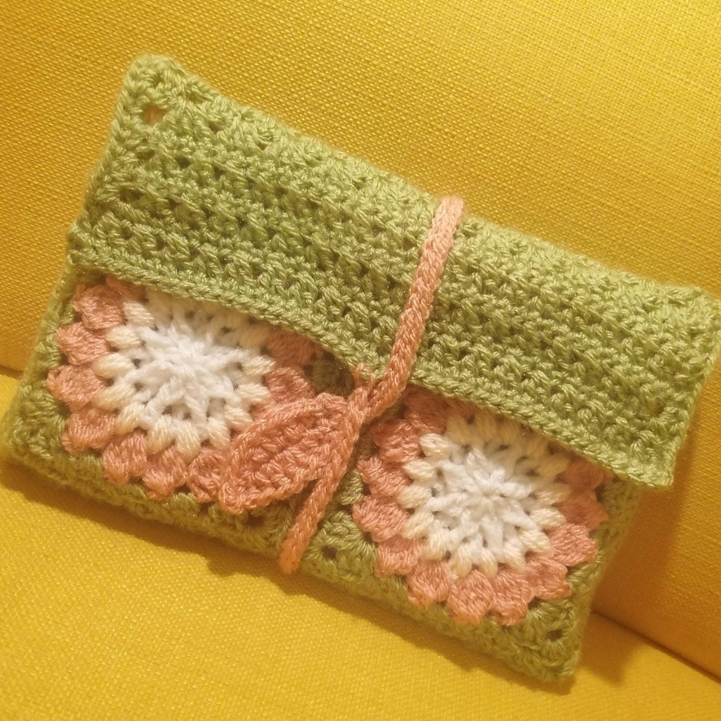 Buchtasche Blumen - ca. 14x24cm