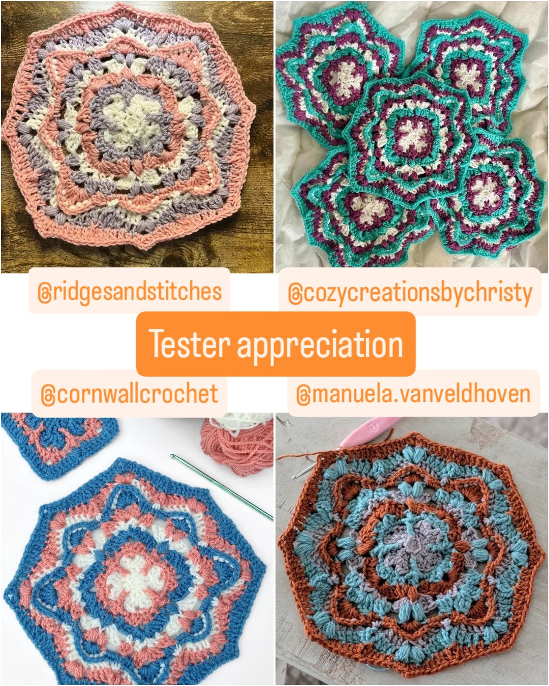 Urban Spring Blanket - Häkelanleitung (ENGLISCH)