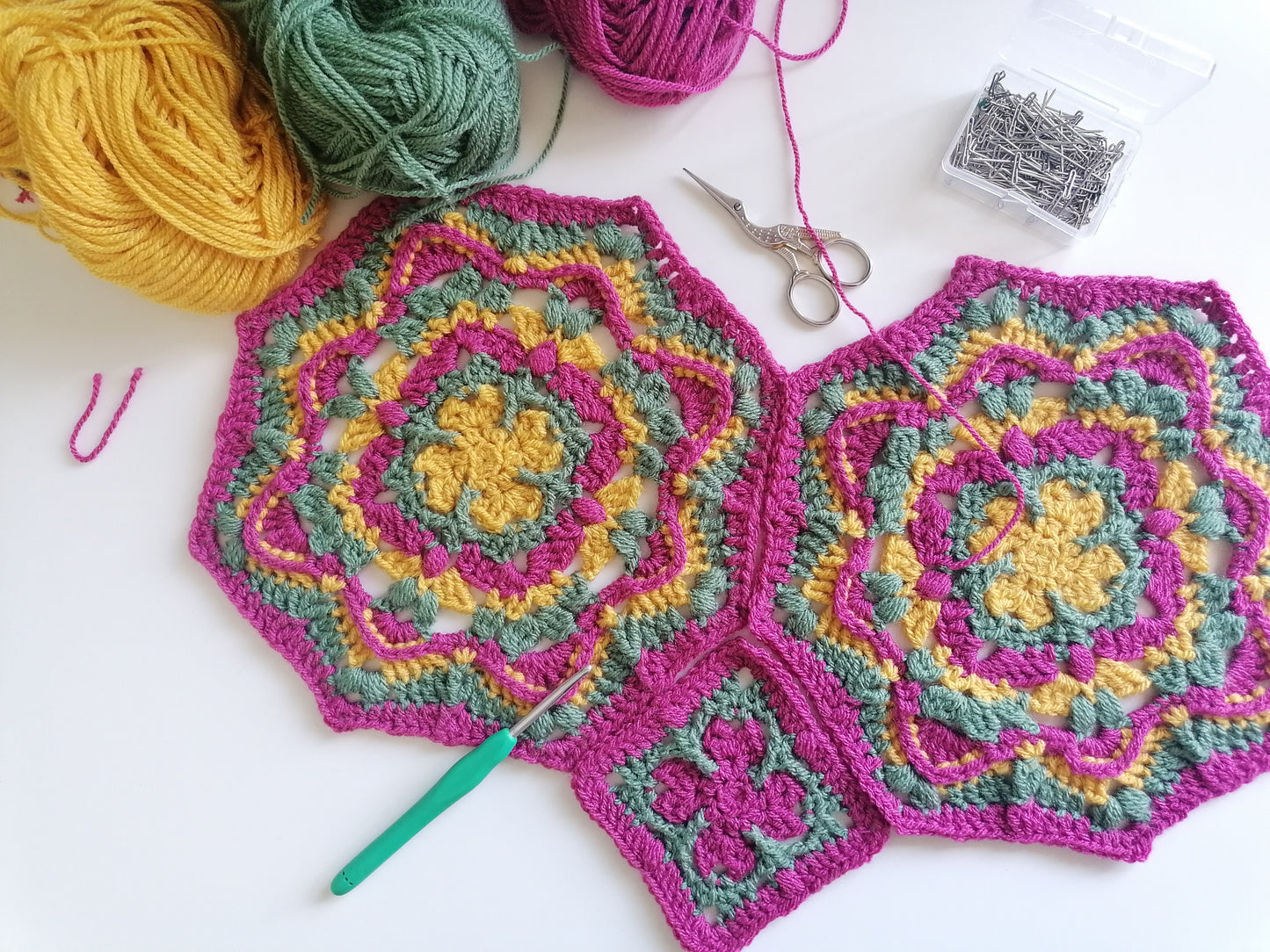 Urban Spring Blanket - Häkelanleitung (ENGLISCH)