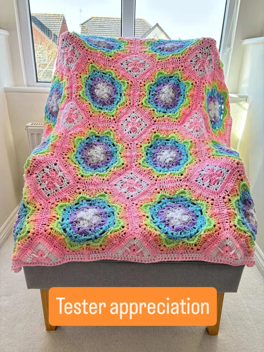 Urban Spring Blanket - Häkelanleitung (ENGLISCH)
