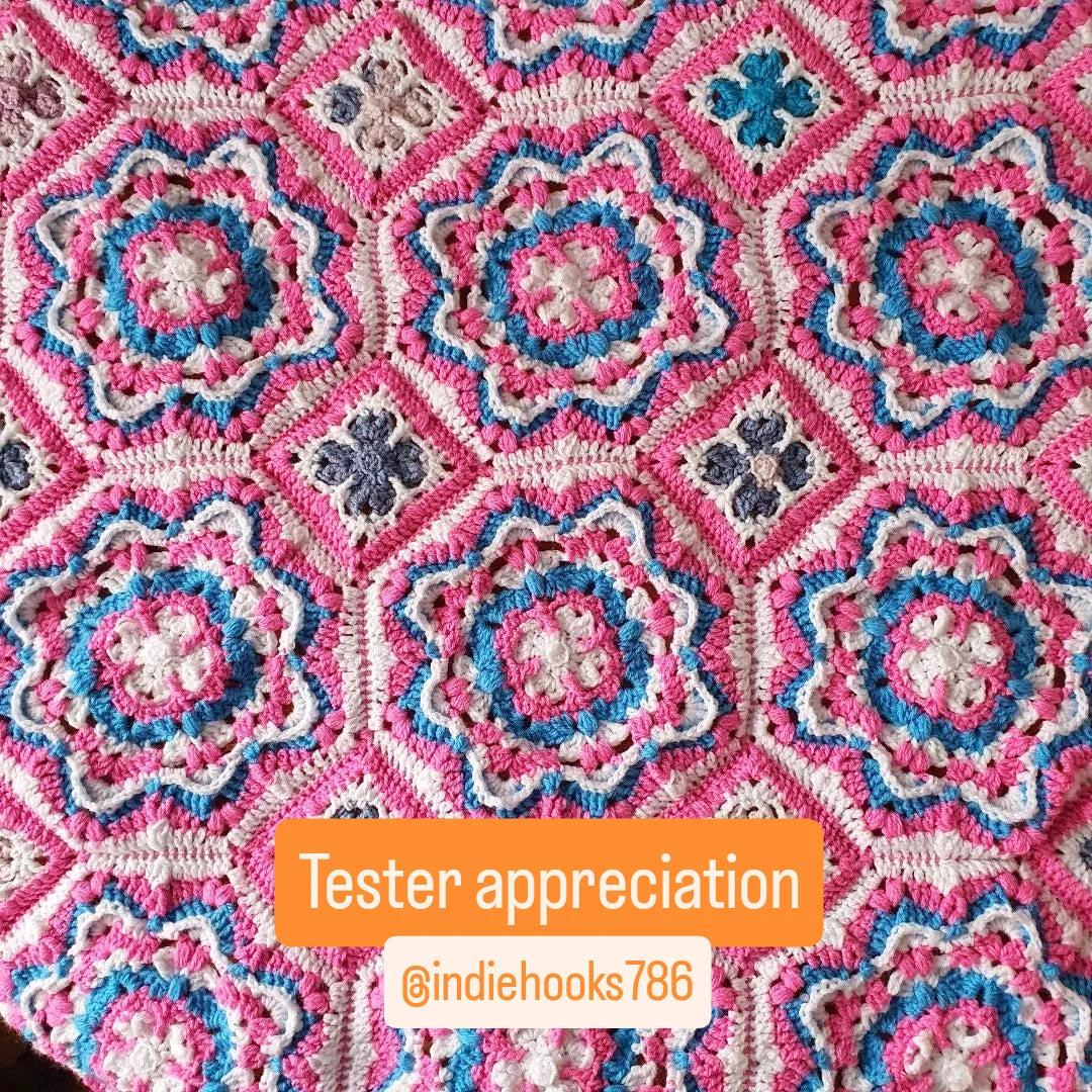 Urban Spring Blanket - Häkelanleitung (ENGLISCH)