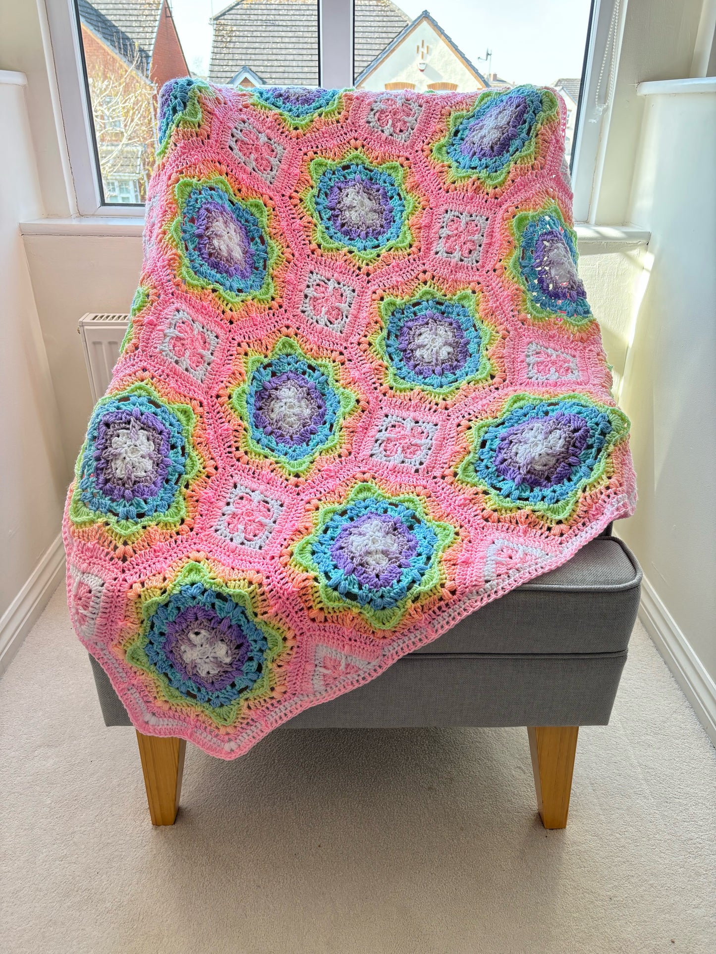 Urban Spring Blanket - Häkelanleitung (ENGLISCH)