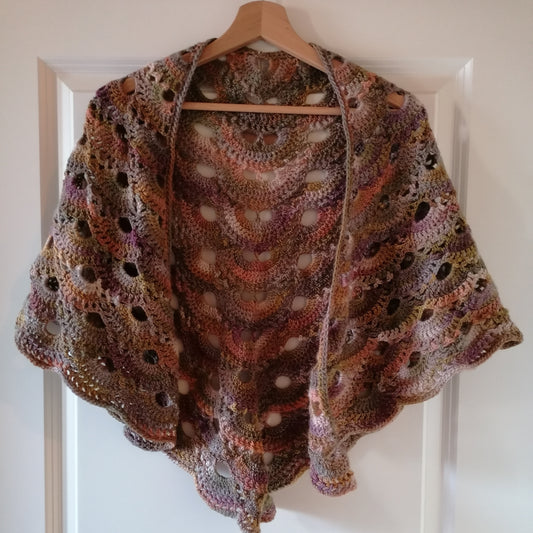 Virus Shawl (Color: Autumn) - 68x138cm
