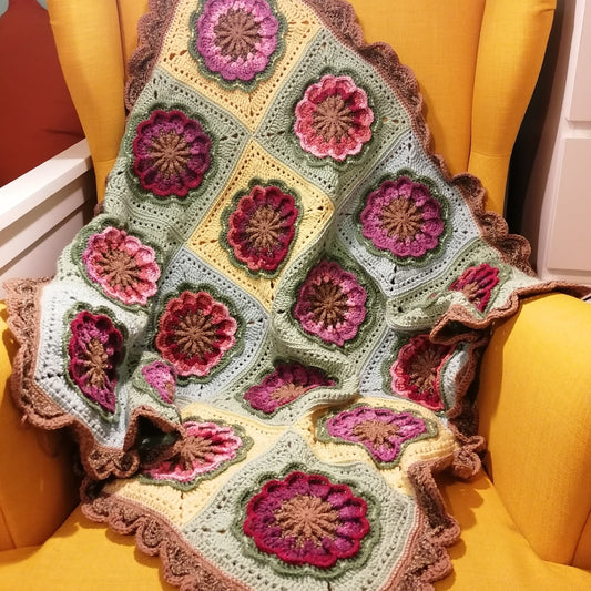 Babydecke Blümchen - 95x95cm