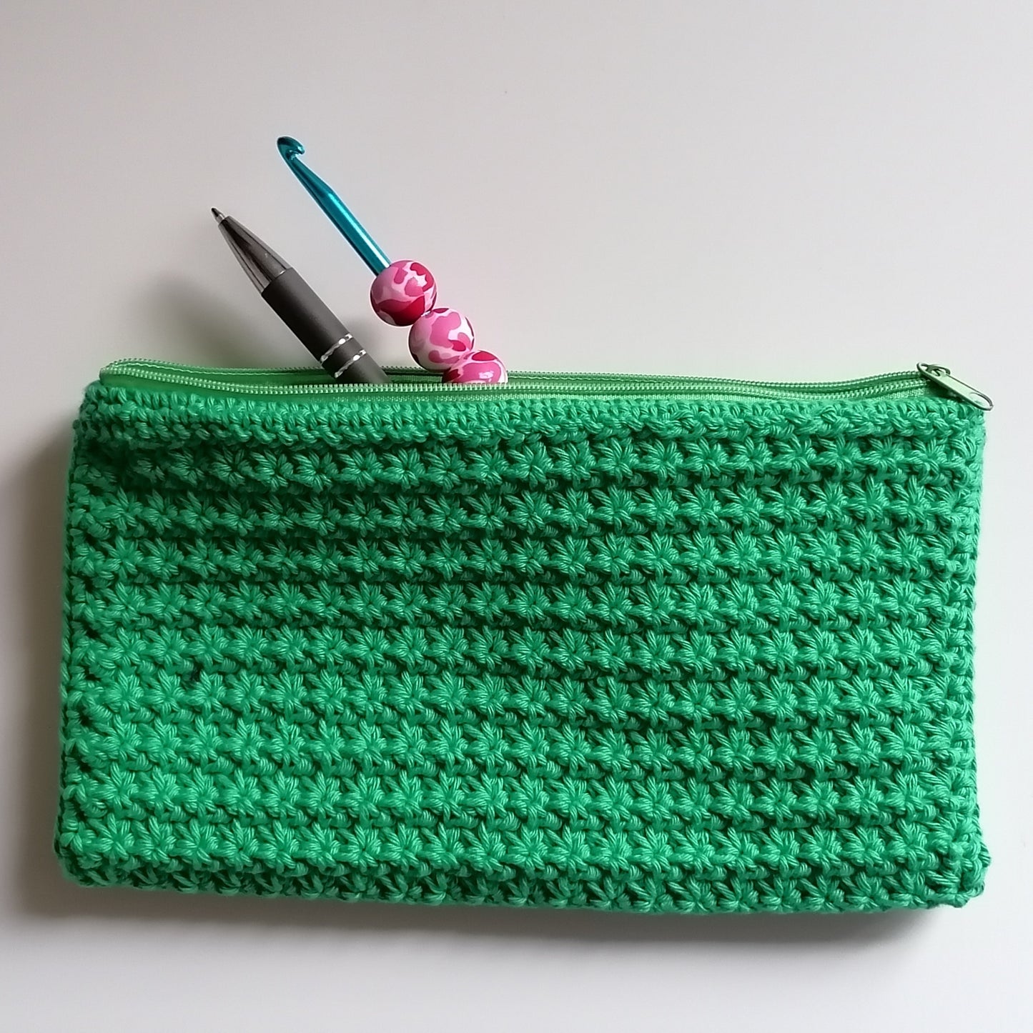 Etui mit Reißverschluss - Sterne (einfarbig)