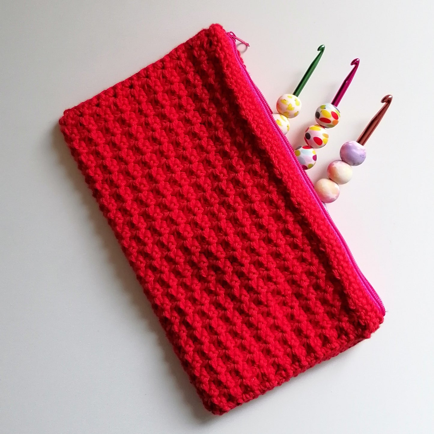 Etui mit Reißverschluss - Sterne (einfarbig)