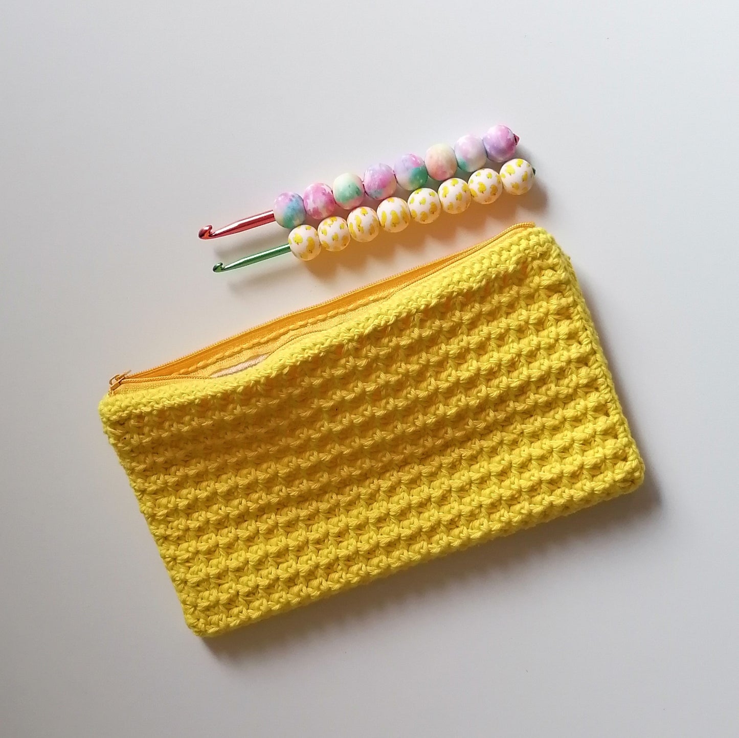 Etui mit Reißverschluss - Sterne (einfarbig)