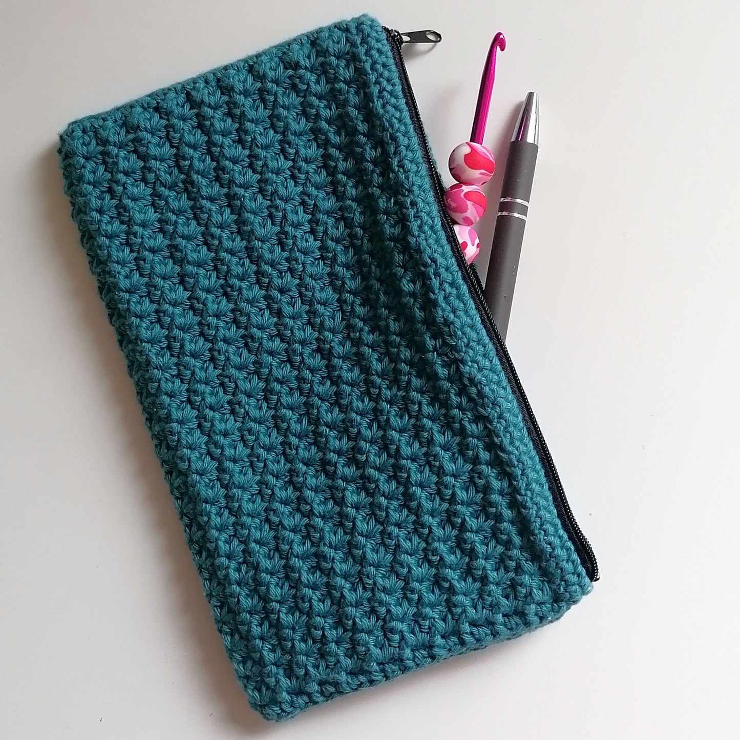 Etui mit Reißverschluss - Sterne (einfarbig)