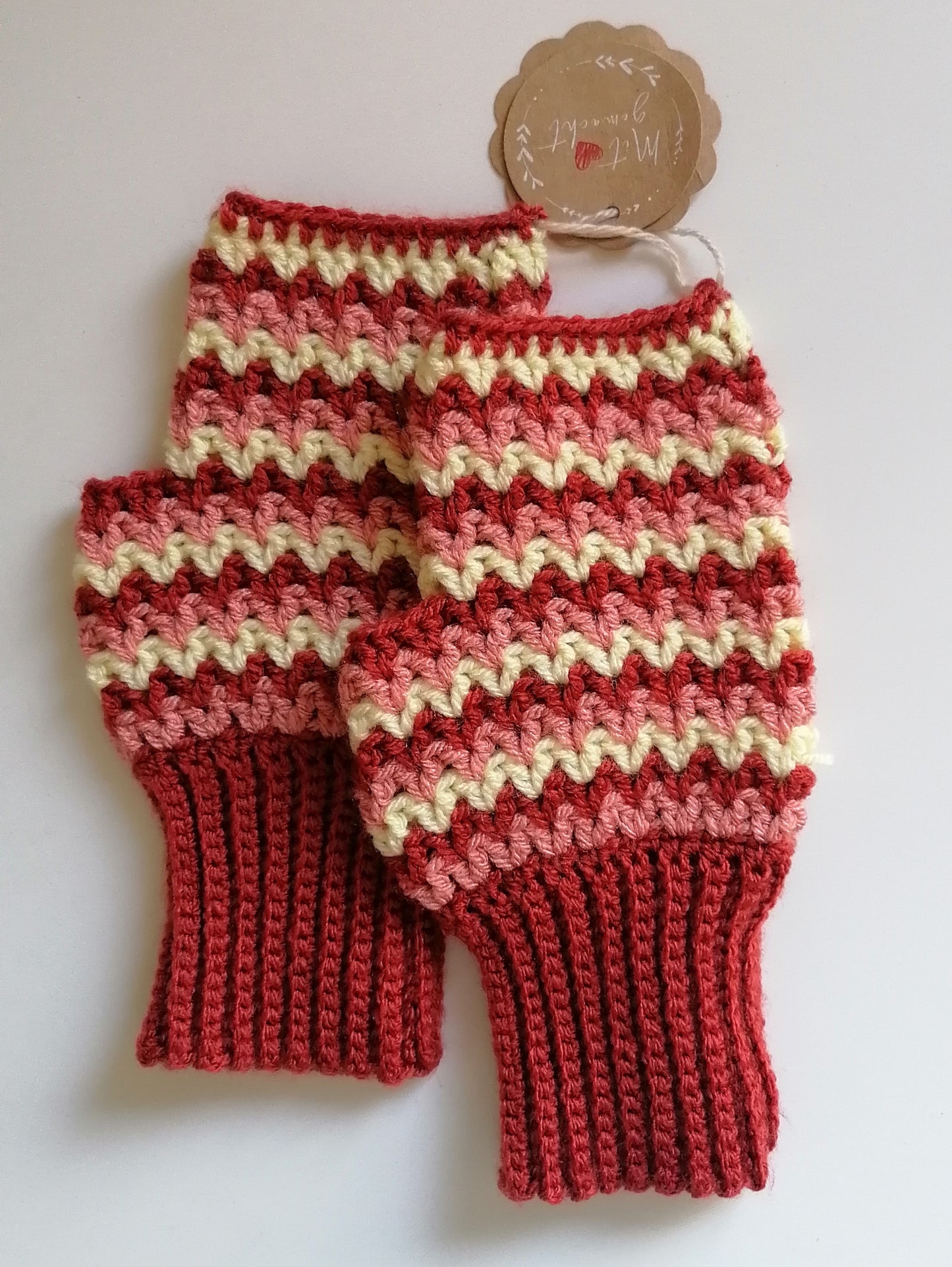 Handstulpen Zickzack (versch. Farben)