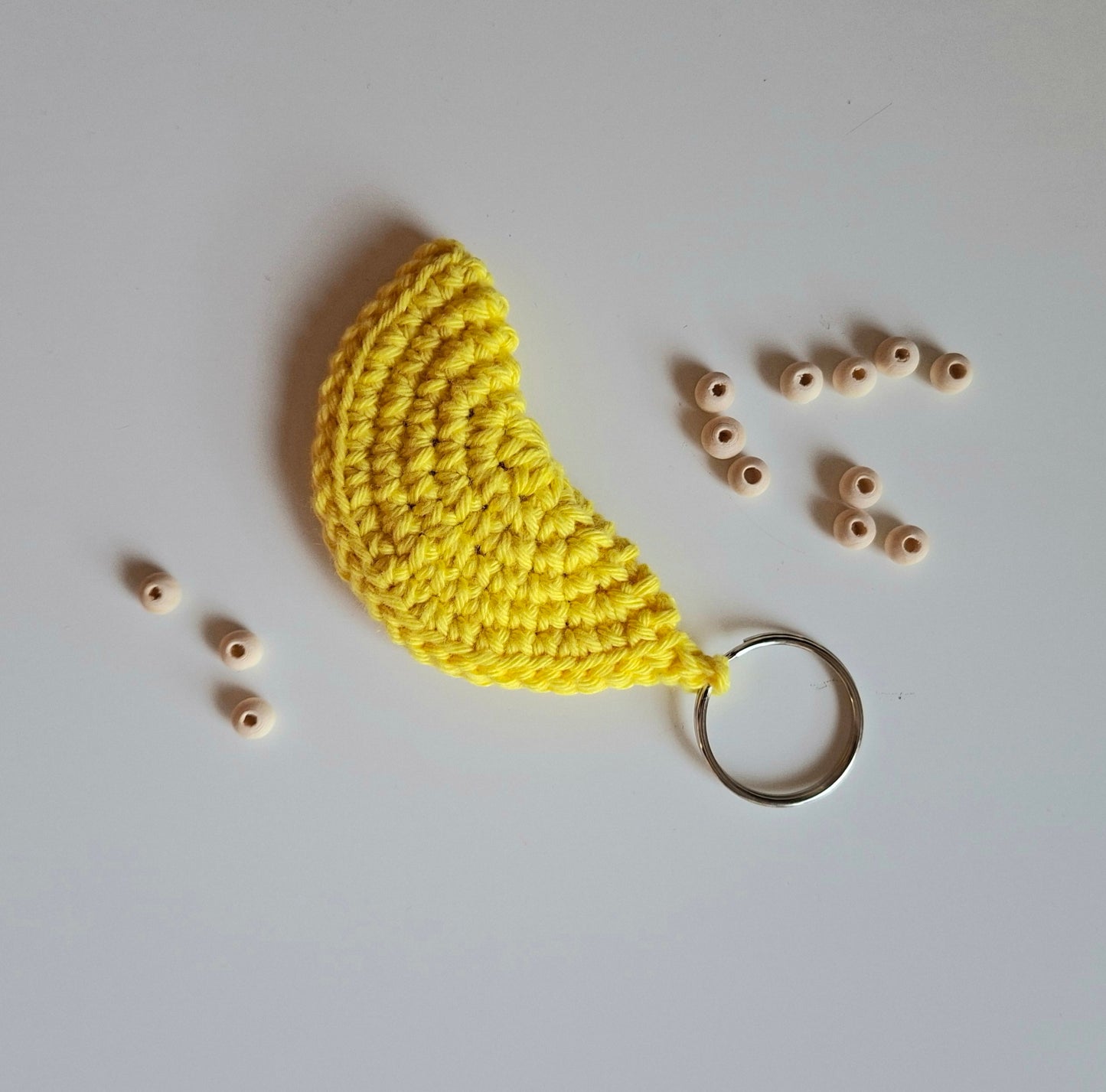 Schlüsselanhänger Fidget Toy (mit Holzperlen)