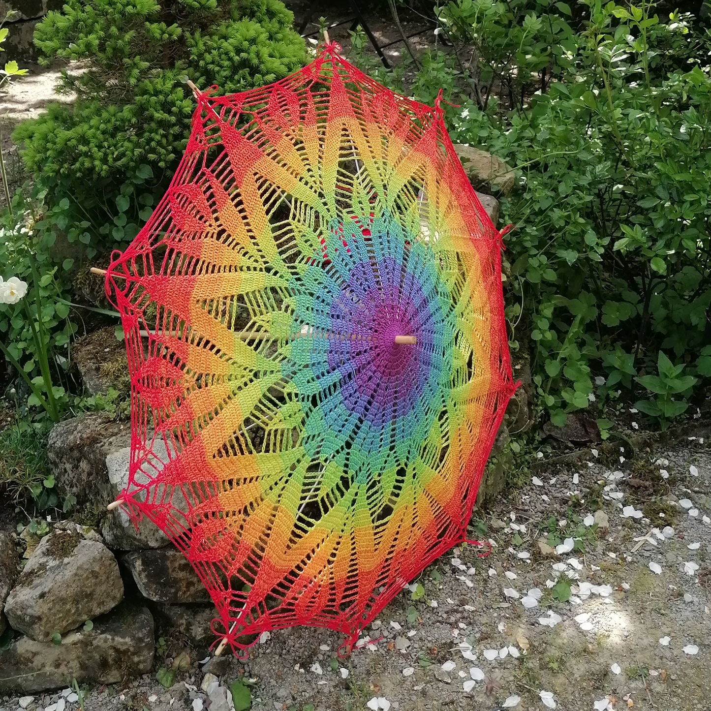 Sonnenschirm Regenbogen